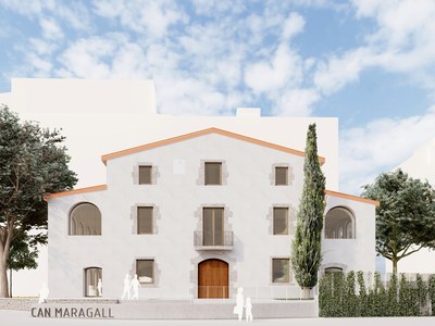 Comença la reforma de la masia de Can Maragall