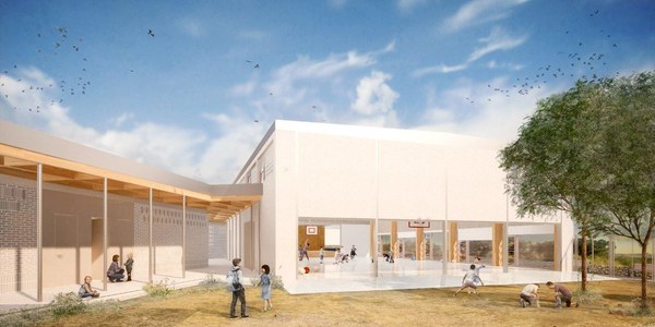 Construcció d'un gimnàs i sala polivalent a l'escola Verdaguer