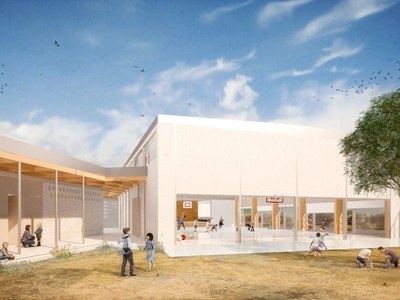 Construcció d'un gimnàs i sala polivalent a l'escola Verdaguer