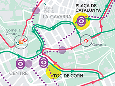 Dues línies gratuïtes de bus les nits de festa major