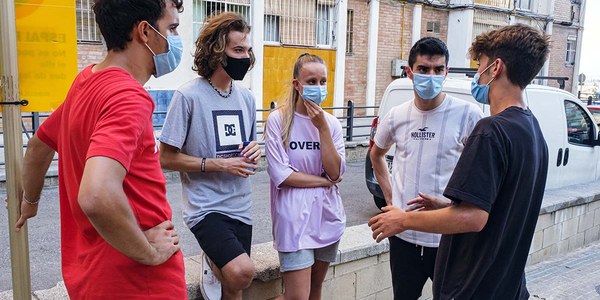 Educadors de carrer per a joves a Sant Ildefons
