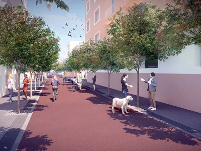 El carrer Bonestar serà un nou passeig