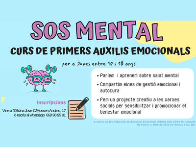 Inici d'un curs sobre salut mental adreçat a joves