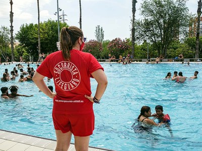 Les piscines descobertes del PELL i del Complex de Can Mercader obren dilluns 19 de juny