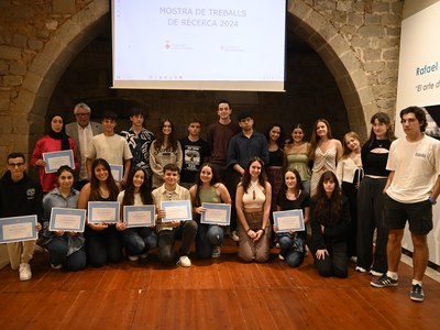 Reconeixement dels millors Treballs de Recerca dels estudiants de batxillerat de la ciutat