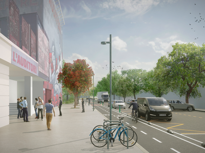 Nou passeig des del parc de la Ribera a L'Auditori i la Fira de Cornellà