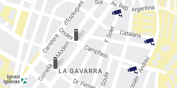 Pacificació de carrers de La Gavarra durant el cap de setmana
