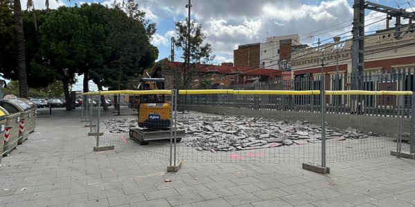 RENFE comença les obres de construcció del nou accés a l'estació de Cornellà
