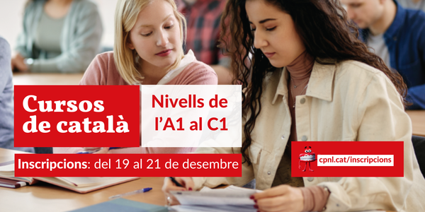 S'obren les inscripcions als cursos de català del CNL del primer trimestre de 2024