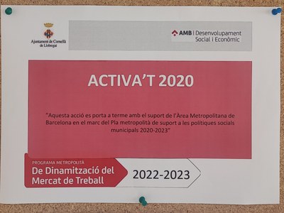 ACTIVA't: Nou projecte d'acompanyament a la recerca de feina