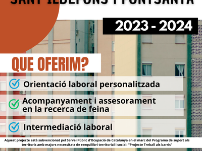 Nova edició del projecte Treball als barris. Més treball, més barri.