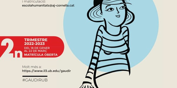 Fins al 18 de desembre us podeu inscriure als cursos de l’Escola d’Humanitats de Cornellà