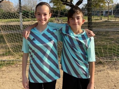 Companys a la classe i al Campionat d'Espanya de futbol sala
