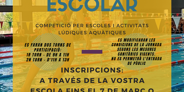 JORNADA DE NATACIÓ ESCOLAR
