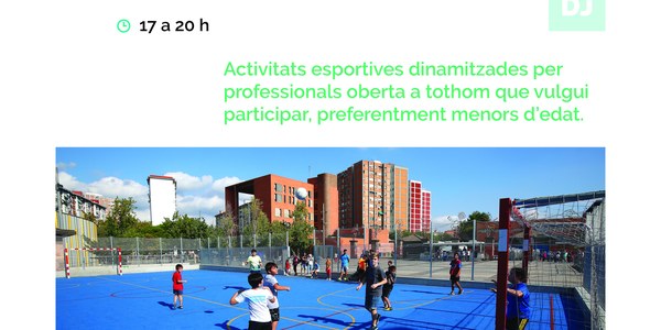 Obertura i dinamització de l’Equipament Esportiu de la Plaça Sant Ildefons