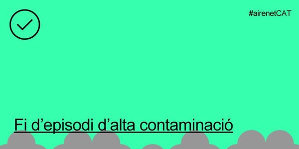 Finalización del aviso preventivo de contaminación por PM10 (31/3/2022)