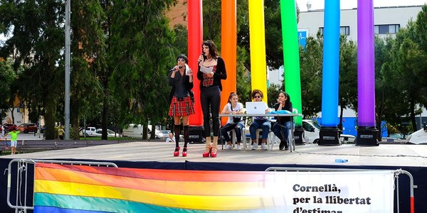 Conmemoración en Cornellà del 17 de mayo, Día Internacional contra la LGTBIfobia