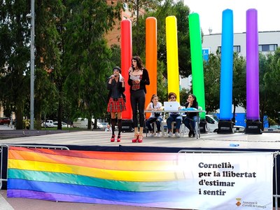 Conmemoración en Cornellà del 17 de mayo, Día Internacional contra la LGTBIfobia