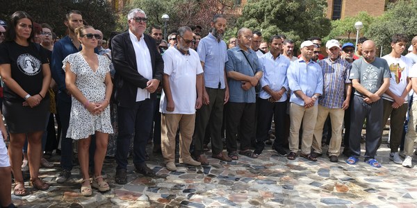 Cornellà conmemora la Diada y muestra su solidaridad con Marruecos