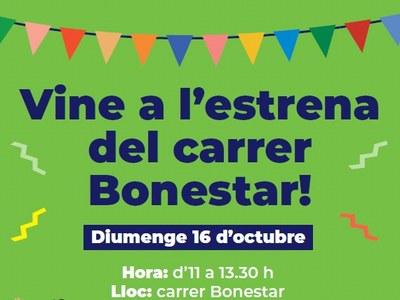 Fiesta de estreno de la renovada calle Bonestar