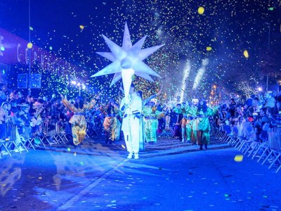 La avenida de la Fama, punto de llegada de los Reyes Magos