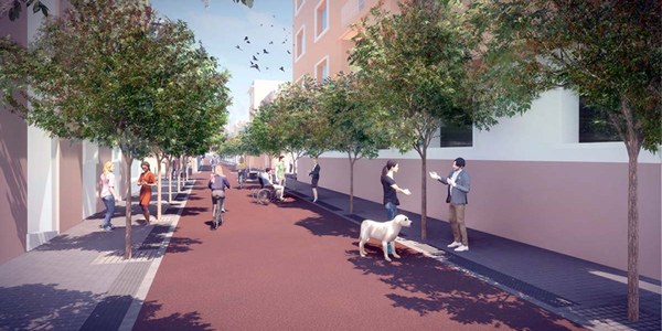 La calle Bonestar será un nuevo paseo