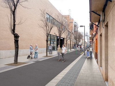 La calle Torras i Bages será de plataforma única