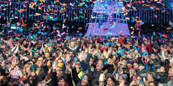 La fiesta del encendido de las luces de Navidad se celebra este sábado