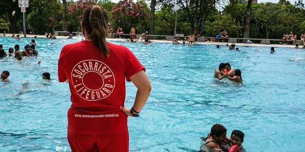 Las piscinas descubiertas del PELL y del Complex de Can Mercader abren el lunes 19 de junio