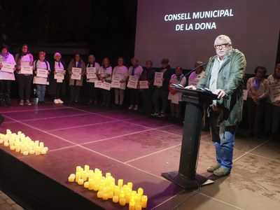 Lectura del Manifiesto en conmemoración del 25N, Día Internacional para la Erradicación de la Violencia hacia las Mujeres