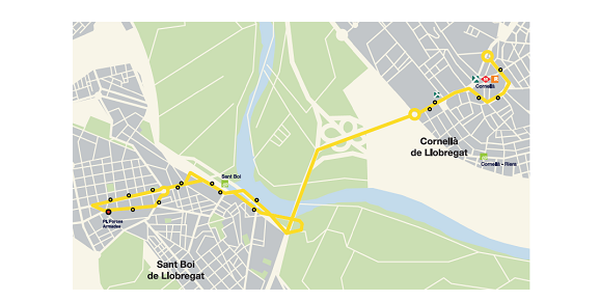 Más frecuencia de buses para conectar Sant Boi y Cornellà con la nueva línea M75 de Metrobús