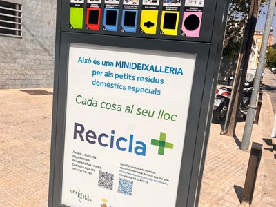 Minideixallerias en las calles para facilitar el reciclaje
