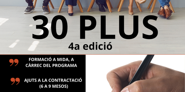 Nueva edición del programa 30 Plus para fomentar la contratación en la ciudad