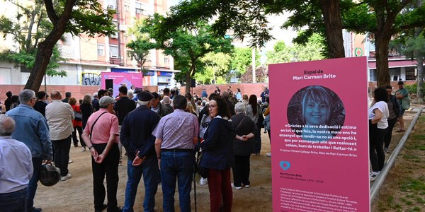 Nuevo espacio en la ciudad en recuerdo de Mari Carmen Brito