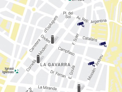 Pacificación de calles de La Gavarra durante el fin de semana