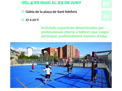 Apertura y dinamización del Equipamiento Deportivo de la Plaza Sant Ildefons