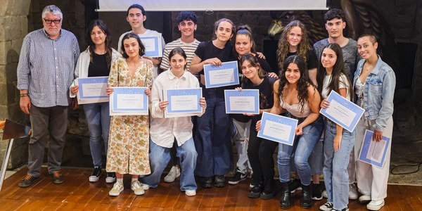 Reconocimiento al alumnado de bachillerato a la Mostra de Treballs de Recerca 2023