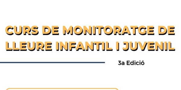 CURSO DE MONITORAS Y MONITORES DE TIEMPO LIBRE: Inicio 3a edición