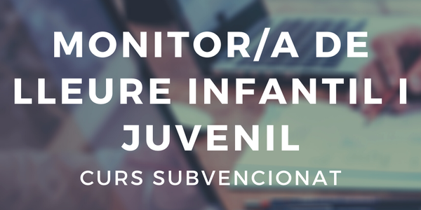 Curso Monitor/a de tiempo libre Infantil y Juvenil subvencionado