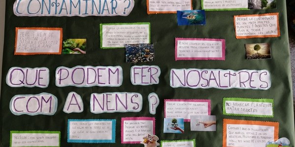 El Consell d'Infants y la "Campaña de Reutilización y Reciclaje para evitar el uso de los plásticos"
