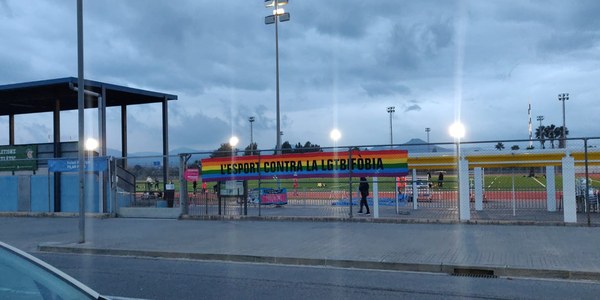 Conmemoración del DÍA INTERNACIONAL CONTRA LA LGTBFÒBIA EN EL DEPORTE en Cornellà de Llobregat