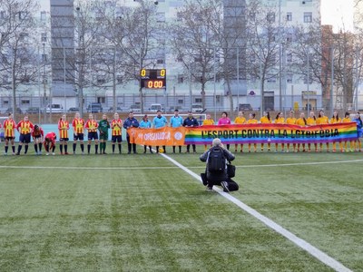 Cornellà dice NO a la lgtbifobia en el deporte