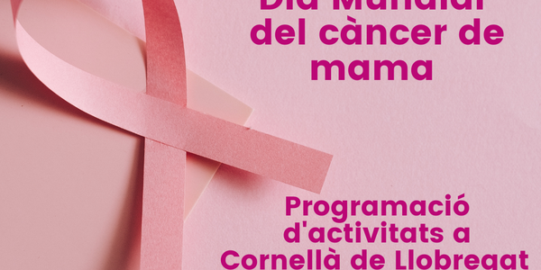 Cornellà por la prevención del cáncer de mama. Actividades octubre 2023