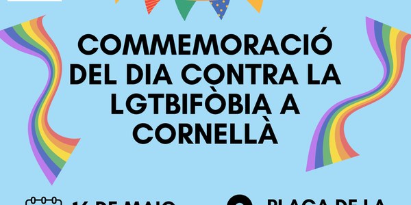 Cornellà se suma a la lucha contra la discriminación a las personas LGTBIQ+.