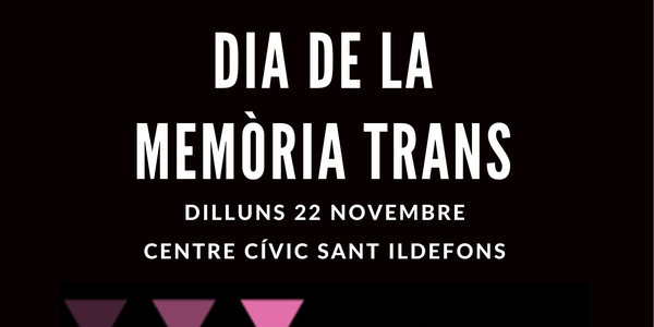 Día de la Memoria Trans: proyección de 'El fil rosa' en el Centro Cívico Sant Ildefons