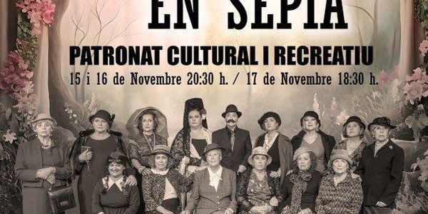 "RECUERDOS EN SEPIA" nueva actuación de TITÁN TEATRO los días 15,16 y 17 de noviembre