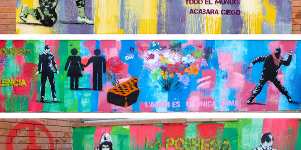 ARTE MURAL POR EL DÍA ESCOLAR DE LA NO-VIOLENCIA Y LA PAZ 2021