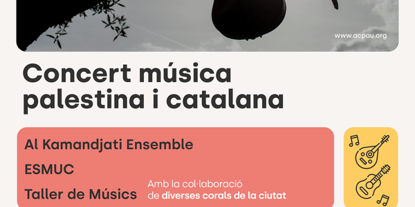 Concierto de música palestina y catalana