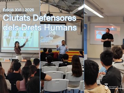 Cornellà cierra la XVI edición de “Ciudades Defensoras de los Derechos Humanos” con una semana de actividades educativas en los institutos