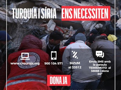 Llamamiento a la solidaridad ciudadana por la crisis humanitaria en Turquía y Siria
